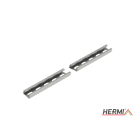 HERMI - C-Schiene, 21x41x3000 t=1,5mm gelocht Stahl bandverzinkt