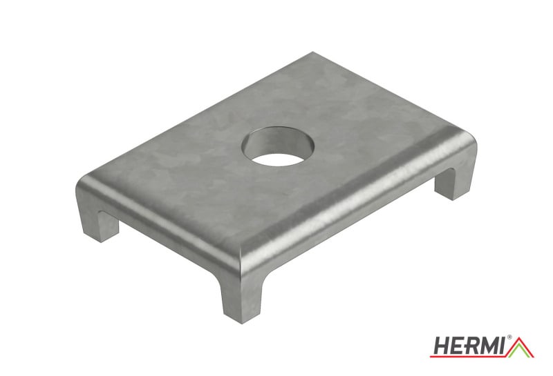 HERMI - Halteklaue, Stahl bandverzinkt
