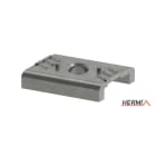 HERMI - Gewindeplatte, M10 für Profilschiene Breite 41 mm