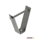 HERMI - Trapezaufhänger, für Kabelrinnen bis Breite 50-300 mm Einpressmutter M10