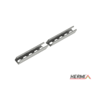 HERMI - Profilschiene, 41x41x3000 t=2,0mm gelocht Edelstahl