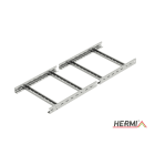 HERMI - Kabelleiter, 60x500x3000 t=1,0mm gelocht genietet Edelstahl