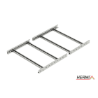 HERMI - Kabelleiter, 60x800x3000 t=1,0mm gelocht genietet Edelstahl