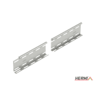 HERMI - Trennsteg, 100x2000 für Kabelleitern mit Seitenhöhe 100 mm säurebest. Edelstahl
