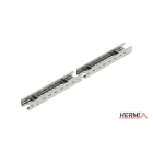 HERMI - Kabelleiter, 60x100x3000 t=1,5mm gelocht genietet säurebeständiger Edelstahl