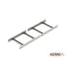 HERMI - Kabelleiter, 60x400x3000 t=1,5mm gelocht genietet Stahl feuerverzinkt