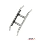 HERMI - Gelenkbogen, 60x100 vertikal verstellbar für Kabelrinnen mit Seitenhöhe 60 mm