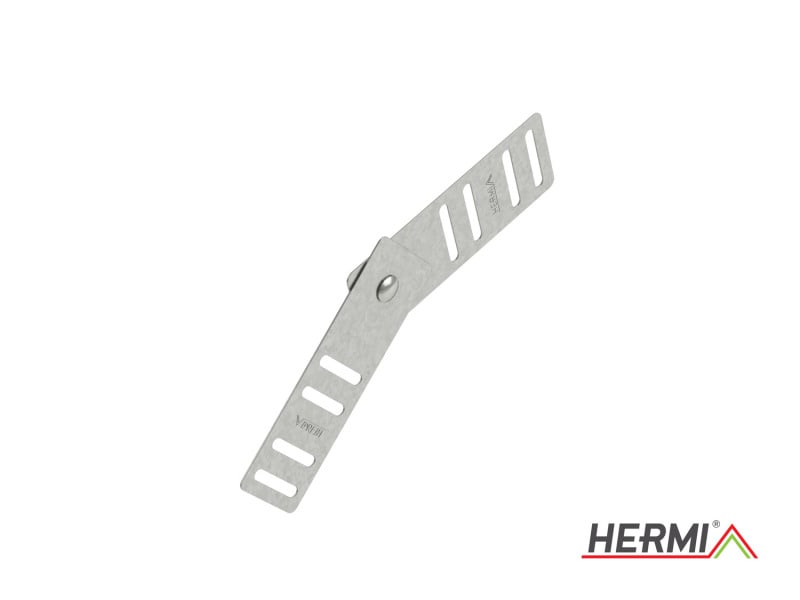 HERMI - Gelenkverbinder, 60mm vertikal schraubar für Kabelleitern mit Seitenhöhe 60 mm