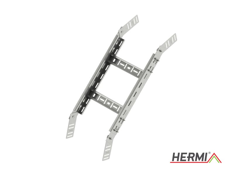 HERMI - Gelenkbogen, 60x200 vertikal verstellbar für Kabelleitern mit Seitenhöhe 60 mm