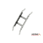HERMI - Gelenkbogen, 60x300 vertikal verstellbar für Kabelleitern mit Seitenhöhe 60 mm