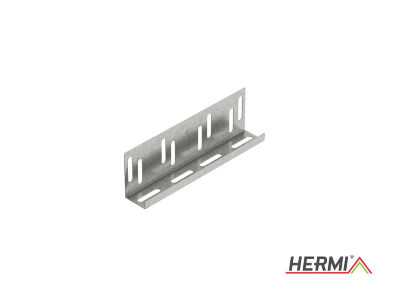 HERMI - Längsverbinder, 60 t=1,5mm f. Kabelleitern m. Seitenhöhe 60mm Stahl bandverzinkt