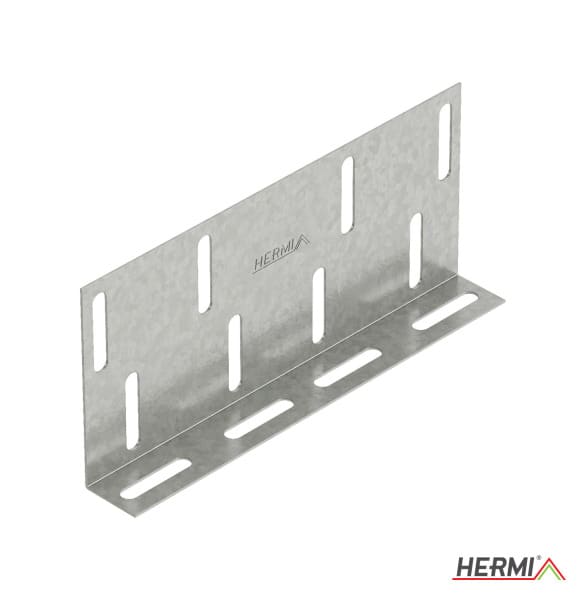 HERMI - Längsverbinder, 100 für Kabelleitern mit Seitenhöhe 100 mm Stahl vertikal