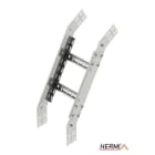 HERMI - Gelenkbogen, 100x500 vertikal verstellbar für Kabelleitern mit Seitenhöhe 100 mm