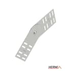 HERMI - Gelenkverbinder, 100 vertikal schraubar f. Kabelleitern h=100mm feuerverzinkt
