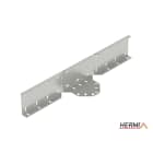 HERMI - Winkelverbinder, 100 horizontal für Kabelleitern m. Höhe 100mm feuerverzinkt