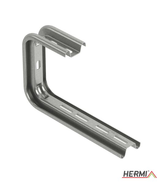 HERMI - Deckenbügel, 110 Kabelrinnen bis max Breite 100 mm Stahl feuerverzinkt