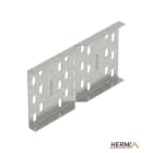 HERMI - Winkelverbinder, 100mm horizontal für Kabelrinnen mit Seitenhöhe 100mm