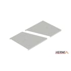 HERMI - Deckel für Kabelrinne, 500x2000 t=1,5 mm ungelocht Edelstahl