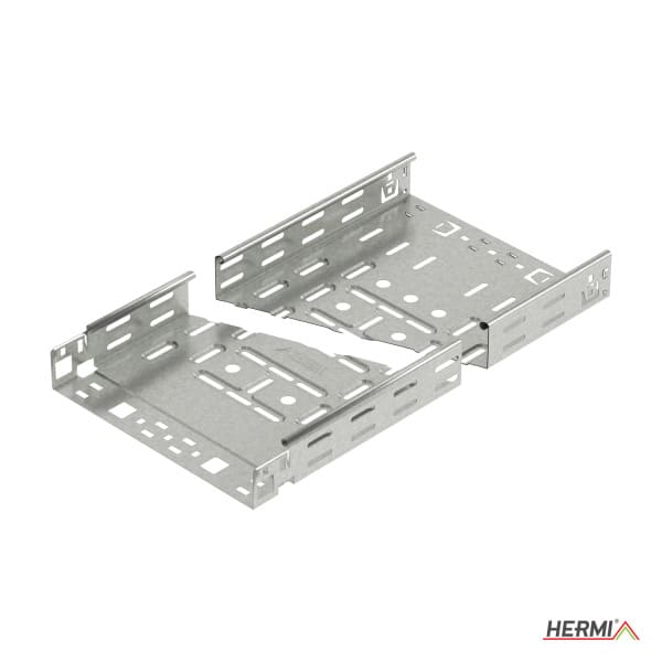 HERMI - Kabelrinne Fast Klick, 60x100x3000 t=0,75mm Klickverbindung gelocht bandverz.