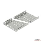 HERMI - Kabelrinne Fast Klick, 40x100x3000 t=0,6mm Klickverbindung gelocht bandverzinkt