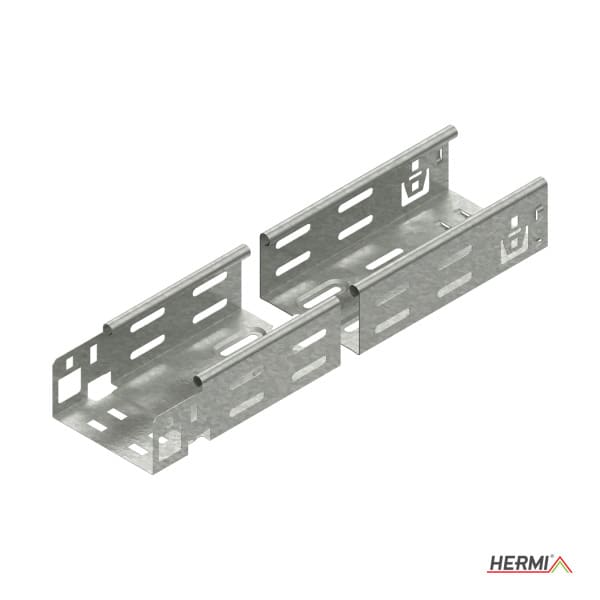 HERMI - Kabelrinne Fast Klick®, 60x100x3000 t=0,6mm Klickverbindung Edelstahl V4A