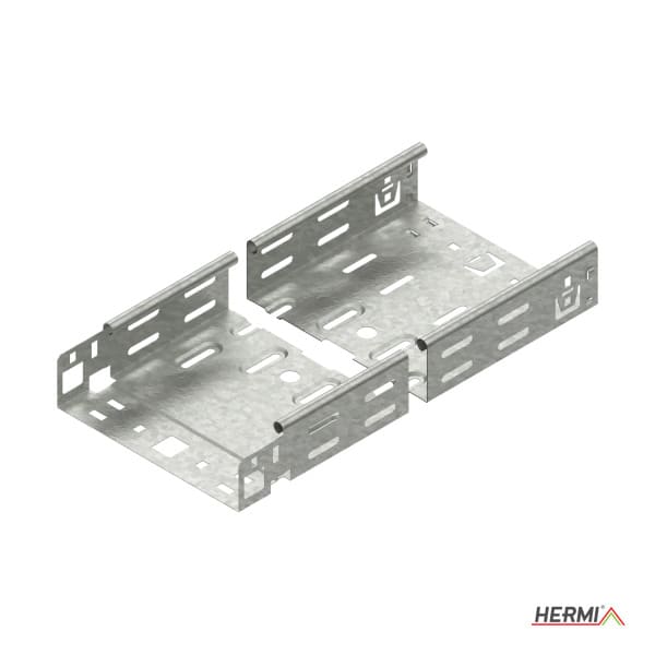 HERMI - Kabelrinne Fast Klick®, 60x200x3000 t=0,6mm Klickverbindung Edelstahl V4A