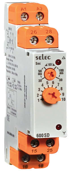 SELEC - Stern-/Dreieck-Zeitrelais, 230V AC