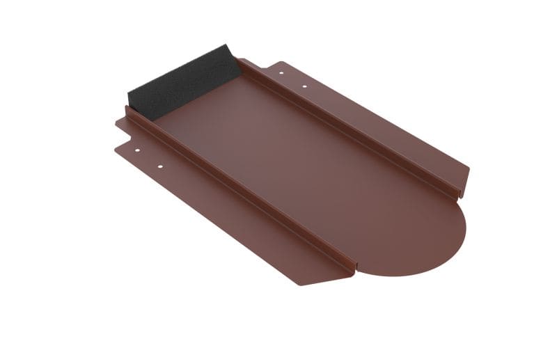 AEROCOMPACT - XM-PLR Metallziegel Biberschwanz Rot