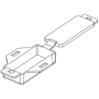 GRAFOPLAST - Schildchenhaltung geglittzt 40x16 mm 50st