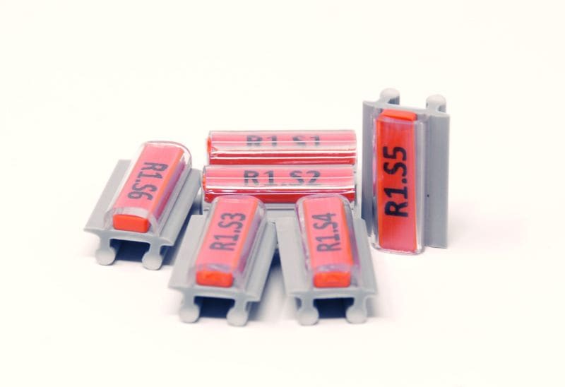 GRAFOPLAST - Etiketten für Schinen L=15 mm 500 st