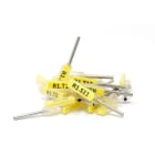 GRAFOPLAST - Spark Kabelschuh mit Röhrchen Gelb L=14mm Ø=1mmq 200 st