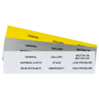 GRAFOPLAST - Schilder PVC 67X15 Weiss