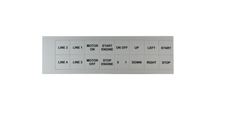 GRAFOPLAST - Schilder PVC 27X27 Grau