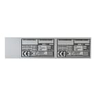 GRAFOPLAST - Klebe Typenschild PVC 100x60 Grau
