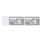 GRAFOPLAST - Klebe Typenschild PVC 100x60 Weiss