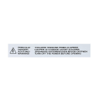 GRAFOPLAST - Klebe Typenschild PVC 500x80 Weiss