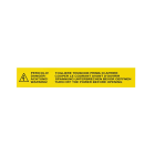 GRAFOPLAST - Klebe Typenschild PVC 500x80 Gelb