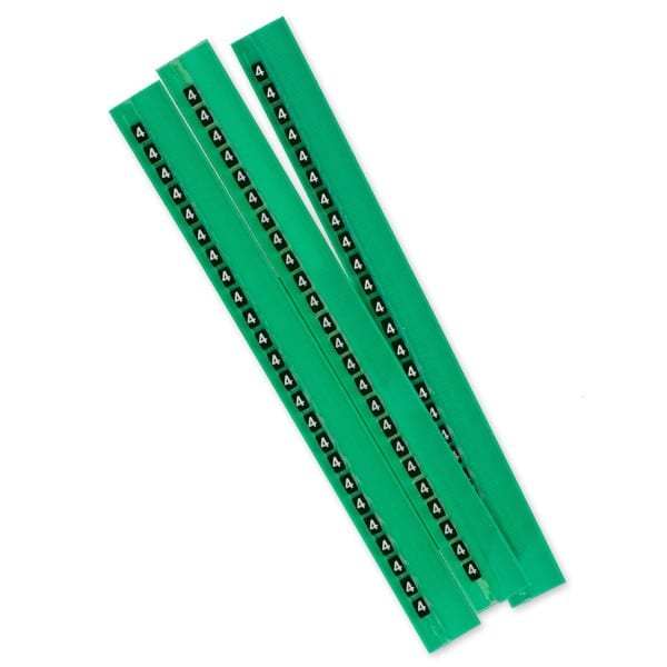 GRAFOPLAST - Stab Medium ''4'' Weiß su Schwarz 50 st
