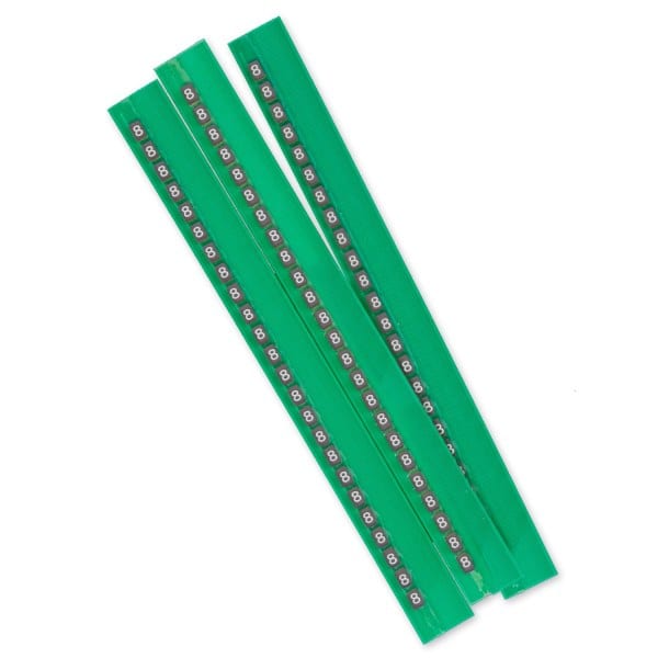 GRAFOPLAST - Stab Medium ''8'' Weiß su Grau 50 st