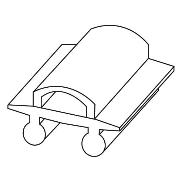 GRAFOPLAST - Etiketten für Schinen L=10 mm 500 st