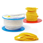 GRAFOPLAST - Ring Weiß Buchstaben N 2,5÷5,0 1000 st