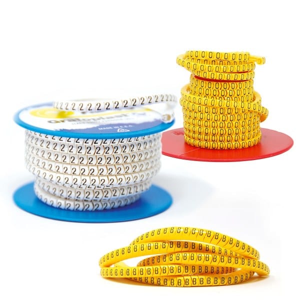 GRAFOPLAST - Ring Gelb Buchstaben Z 2,5÷5 1000 st