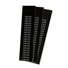 GRAFOPLAST - Schilder PVC 10X6 Schwarz 2200st