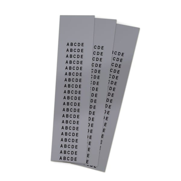 GRAFOPLAST - Schilder PVC 10X6 Grau 2200st