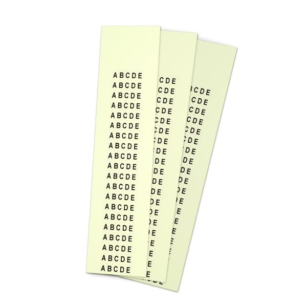 GRAFOPLAST - Schilder PVC 10X6 Fluo 2200st