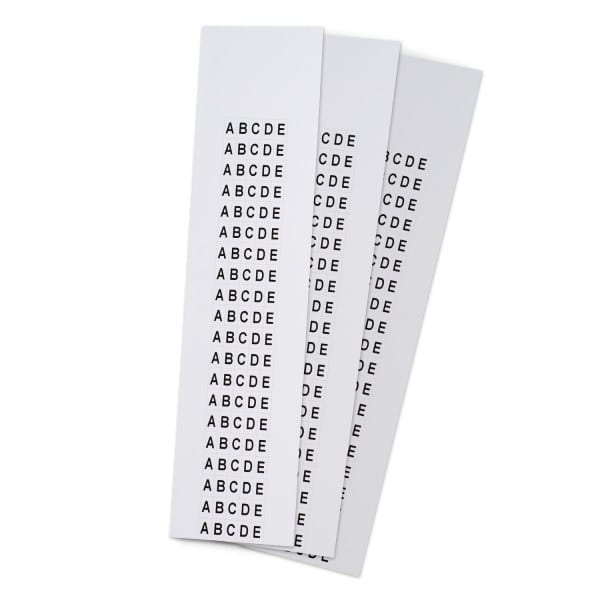 GRAFOPLAST - Schilder PVC 10X6 Weiss 2200st