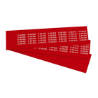 GRAFOPLAST - Schilder PVC 30X7 Rot