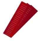 GRAFOPLAST - Schilder PVC 46X7 Rot