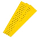 GRAFOPLAST - Schilder PVC 46X7 Gelb