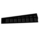 GRAFOPLAST - Schilder PVC 27X8 Schwarz